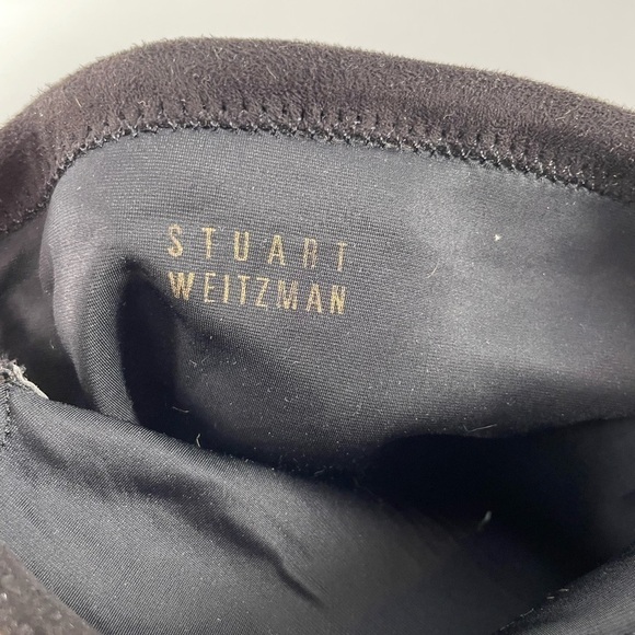 Stuart Weitzman Lowland Suede Over-the-Knee Boots in Black Size 5 - Picture 11 of 13